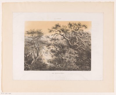 المناظر الطبيعية مع Exile The Exile (العنوان على الكائن) بواسطة Desguerrois and Co.