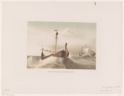 سفينة من القرن الحادي عشر سفينة من القرن الحادي عشر (العنوان على الجسم) بواسطة فيليم جاكوب هوفديك