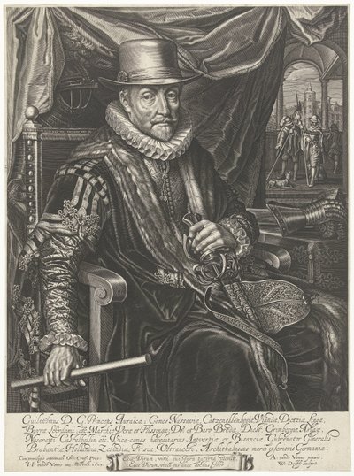 صورة وليام الأول أمير أورانج بواسطة Adriaen Pietersz van de Venne