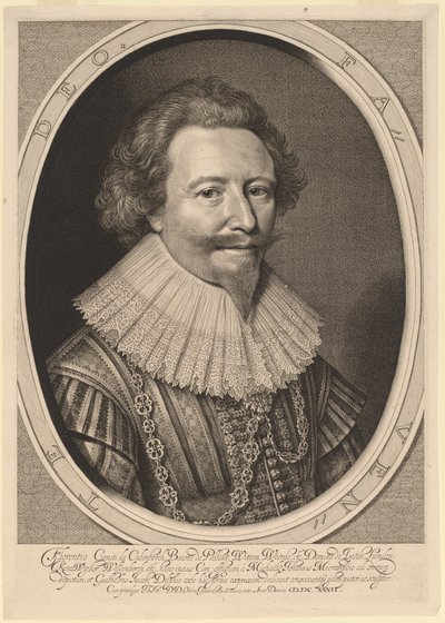 فلوران الثاني ، كونت بالاندت بواسطة Willem Jacobsz Delff after Michiel van Miereveld