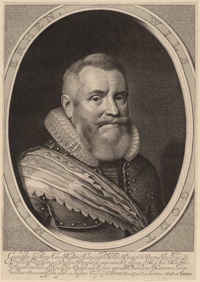 وليام لويس ، كونت ناساو بيلشتاين بواسطة Willem Jacobsz Delff after Michiel van Miereveld
