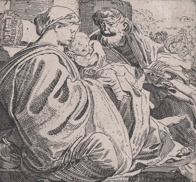 استراحة العائلة المقدسة ، كاليفورنيا. 1615. بواسطة فيليم بيترس. Buytewech