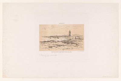 منظر لقرية West-Terschelling (العنوان على الكائن) بواسطة ويليم رويلوفس (أنا)