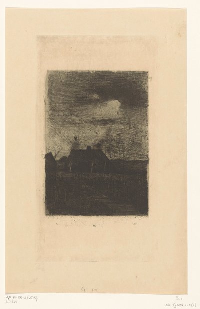 المزرعة في الليل بواسطة Willem Arnoldus Witsen