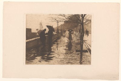 منظر لـ Victoria Embankment في لندن بواسطة ويليم أرنولدوس ويتسن