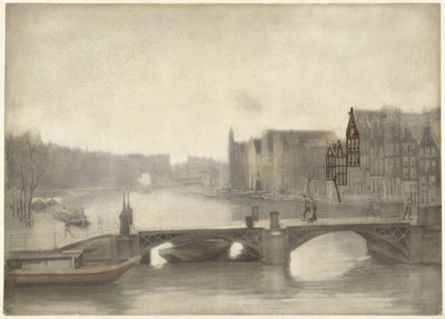 منظر Binnen-Amstel في الضباب بواسطة ويليم أرنولدوس ويتسن