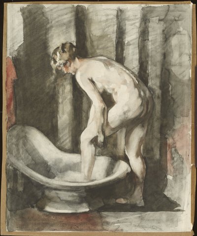 امرأة عارية الاستحمام بواسطة Willem Arnoldus Witsen