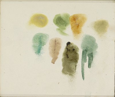 ورقة دراسة مع البراهين الملونة بواسطة ويليم أرنولدوس ويتسن