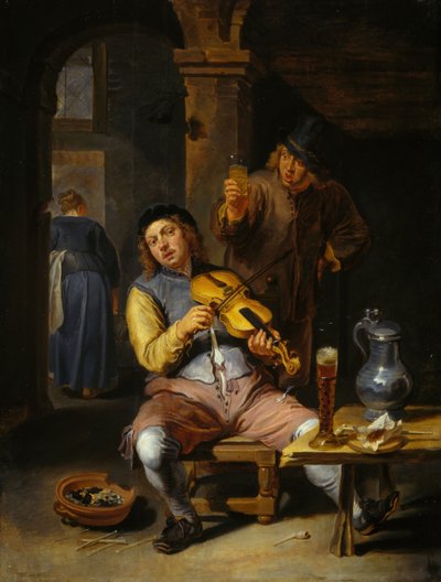 The Blind Fiddler ، 1637-1677. بواسطة ويليم فان هيرب
