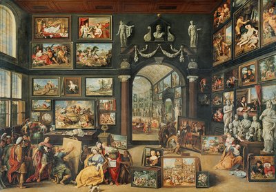 استوديو Apelles بواسطة Willem van II Haecht