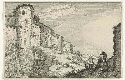 المناظر الطبيعية مع الآثار الرومانية الآثار الرومانية والمناظر الطبيعية الساحلية (السلسلة 1) (عنوان السلسلة) بواسطة ويليم فان نيولانت (الثاني)