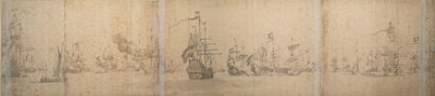 الأسطول الهولندي قبالة سواحل هولندا نوفمبر 1664 بواسطة فيليم فان دي الأكبر فيلدي