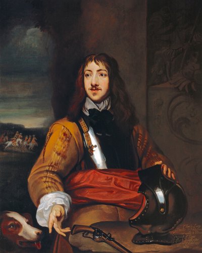 العقيد ريتشارد نيفيل أو السير تشارلز لوكاس (1615-1676) ج. 1643 (زيت على قماش) بواسطة وليام (بعد) دوبسون