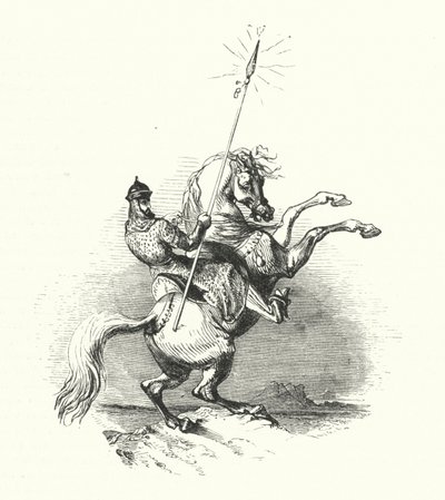 فارس من النحاس (نقش) بواسطة وليام (بعد) هارفي