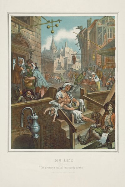 Chromolithograph of William Hogarth