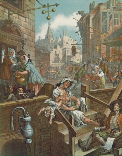 Chromolithograph of William Hogarth