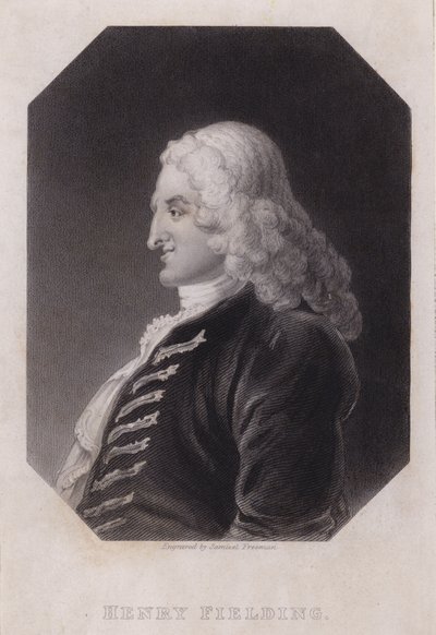 Henry Fielding, English novelist and playwright (engraving) بواسطة وليام (بعد) هوغارث