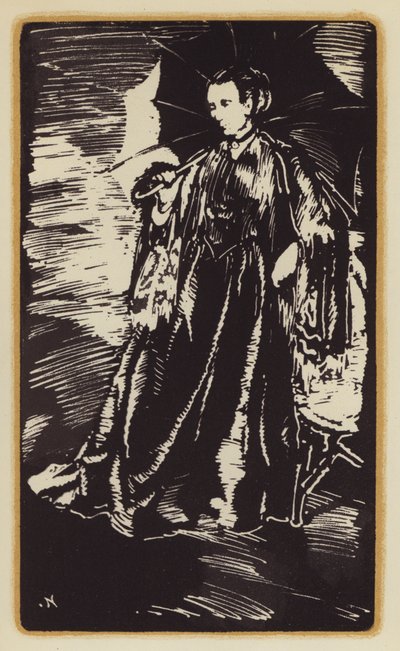 رسم توضيحي لمذكرات رجل صيد الثعالب من تأليف سيغفريد ساسون (نقش خشبي) بواسطة وليام (بعد) نيكولسون