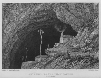 مدخل Peak Cavern ، ديربيشاير (نقش) بواسطة وليام (بعد) ويستال