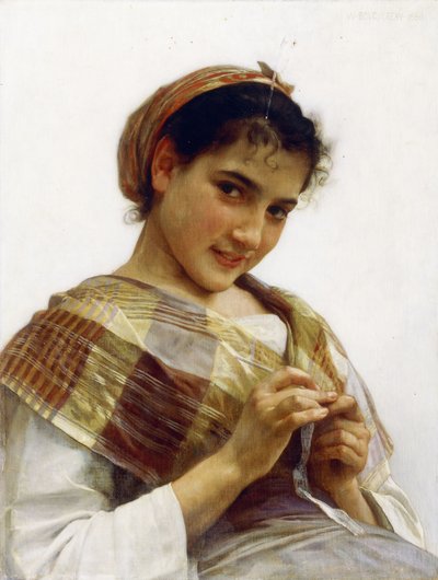 فتاة بريتون ، 1889 بواسطة وليام أدولف بوغيرو