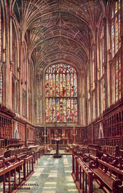 مصلى كلية الملوك ، كامبريدج بواسطة وليام أفليك كاروثرز