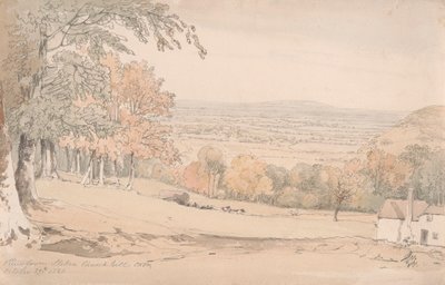 منظر من Stokenchurch Hill ، باكينجهامشير بواسطة وليام الفريد ديلاموت