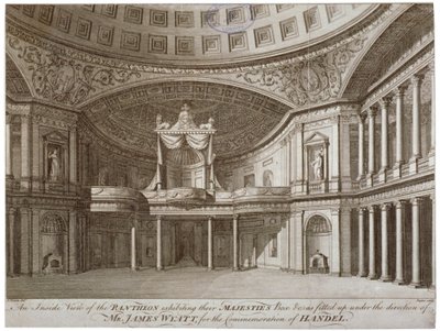 داخل البانثيون ، شارع أكسفورد ، وستمنستر ، لندن ، 1784 بواسطة وليام انجوس