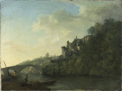 Lismore Castle from the West (oil on canvas) بواسطة وليام أشفورد