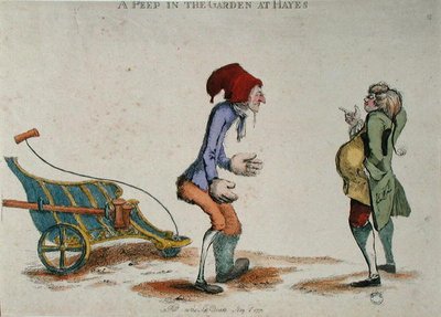 زقزقة في الحديقة في هايز ، مايو 1773 (نقش ملون) بواسطة وليام أوستن