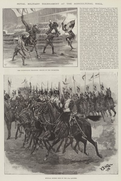 البطولة العسكرية الملكية بالقاعة الزراعية بواسطة William Barnes Wollen