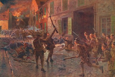 حراس Coldstream في Landrecies ، أغسطس 1914 ، 1915 1928 بواسطة صوف ويليام بارنز