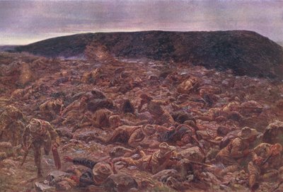 الحصان الإمبراطوري الخفيف في واجون هيل 6 يناير 1900 ، توضيح من تاريخ كاسيلز في إنجلترا ، 1900s بواسطة صوف ويليام بارنز
