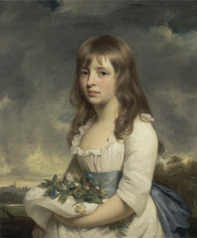 صورة لفتاة ، حوالي عام 1790 (زيت على قماش) بواسطة وليام بيتشي