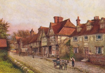 حجر Chiddingstone من زاوية فناء الكنيسة ، 1907 بواسطة وليام بيسكومب جاردنر