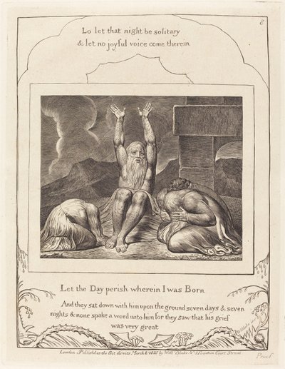 يأس أيوب 1825. بواسطة وليام بليك