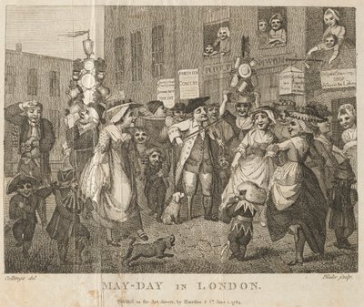 مايو - يوم في لندن ، 1784. بواسطة وليام بليك