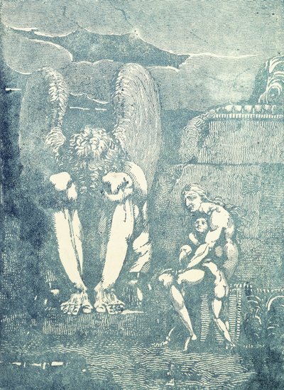 على الملائكة ألبيون ، منتصف 1790s بواسطة وليام بليك