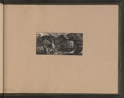الراعي يطارد الذئب ، 1821. بواسطة وليام بليك
