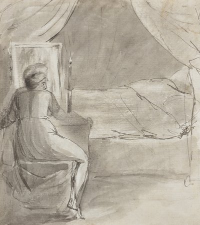 سرير الموت (الوجه الأيمن) بواسطة وليام بليك