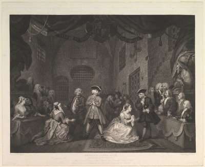أوبرا المتسولين ، القانون الثالث ، 1790. بواسطة وليام بليك