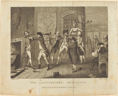 المبارزون المحبطون ، 1784. بواسطة وليام بليك