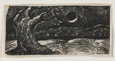 رعاة فيرجيل ، Eclogue I: The Blasted Tree ، 1821. بواسطة وليام بليك