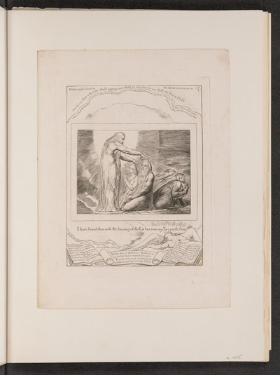 رؤيا المسيح 1825. بواسطة وليام بليك