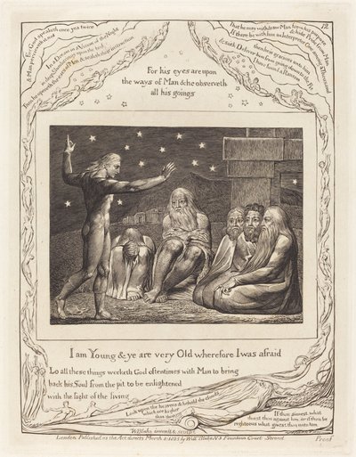 غضب اليهو 1825. بواسطة وليام بليك