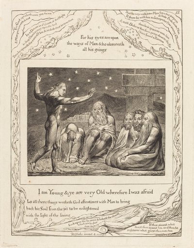 غضب اليهو 1825. بواسطة وليام بليك