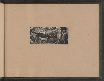 ثنوت يحتج مع كولينت ، Lightfoot في الخلفية ، 1821. بواسطة وليام بليك