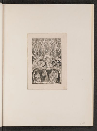 عندما غنت نجوم الصباح معًا ، 1825. بواسطة وليام بليك