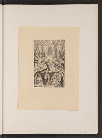 عندما غنت نجوم الصباح معًا ، 1825. بواسطة وليام بليك