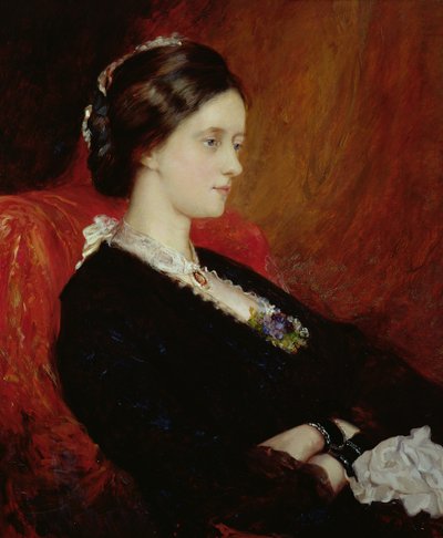 بورتريه هون. السيدة إميلي مينيل إنجرام (1840-1904) 1884 (زيت على قماش) بواسطة وليام بليك ريتشموند