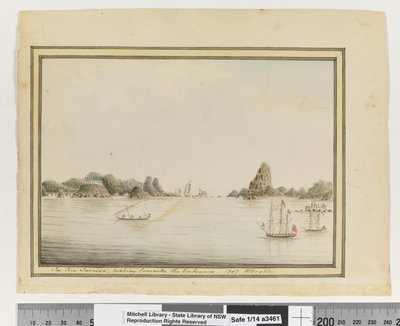 مقابل. ص. 36. `` في ريو جانيرو ، باتجاه المدخل. 1787 